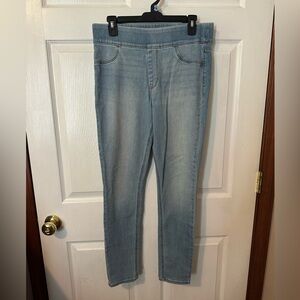 Old Navy Women's Mid Rise Stretch Waist Light Blue Jeggings Size 10